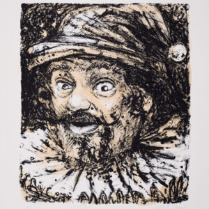 Payaso litografía