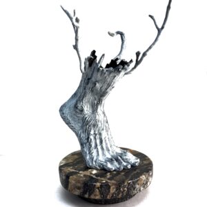 Pie Migrante bronce a la cera perdida  22 x 13 x 07 cm 2025