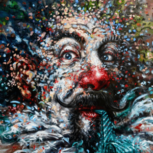 PAYASO EN FRAGMENTACION.$7500